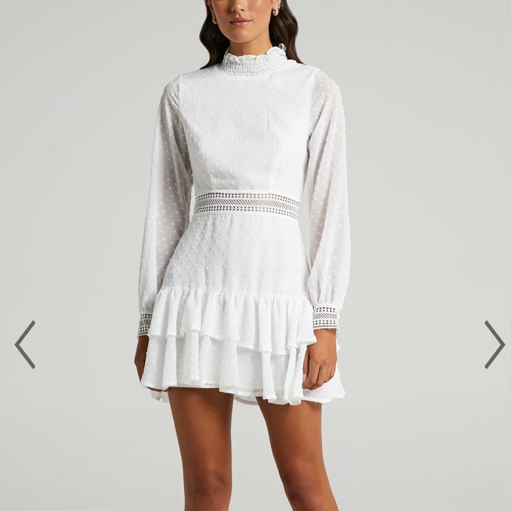 Long sleeve mini dress